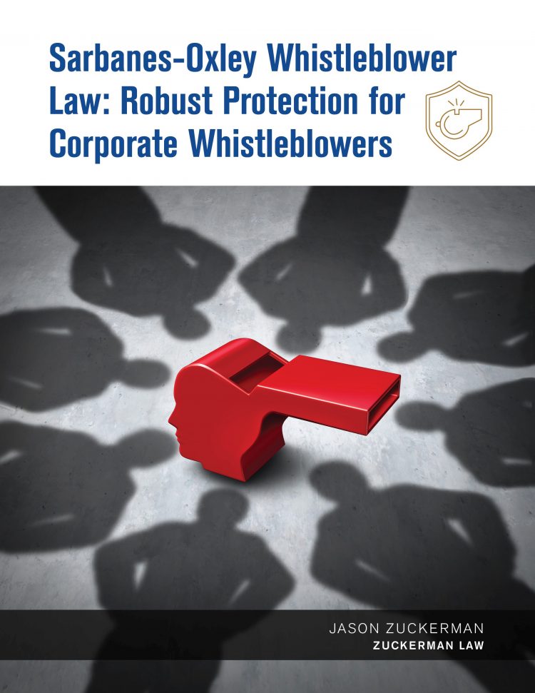 Whistleblower Law Firm Publishes Sarbanes Oxley